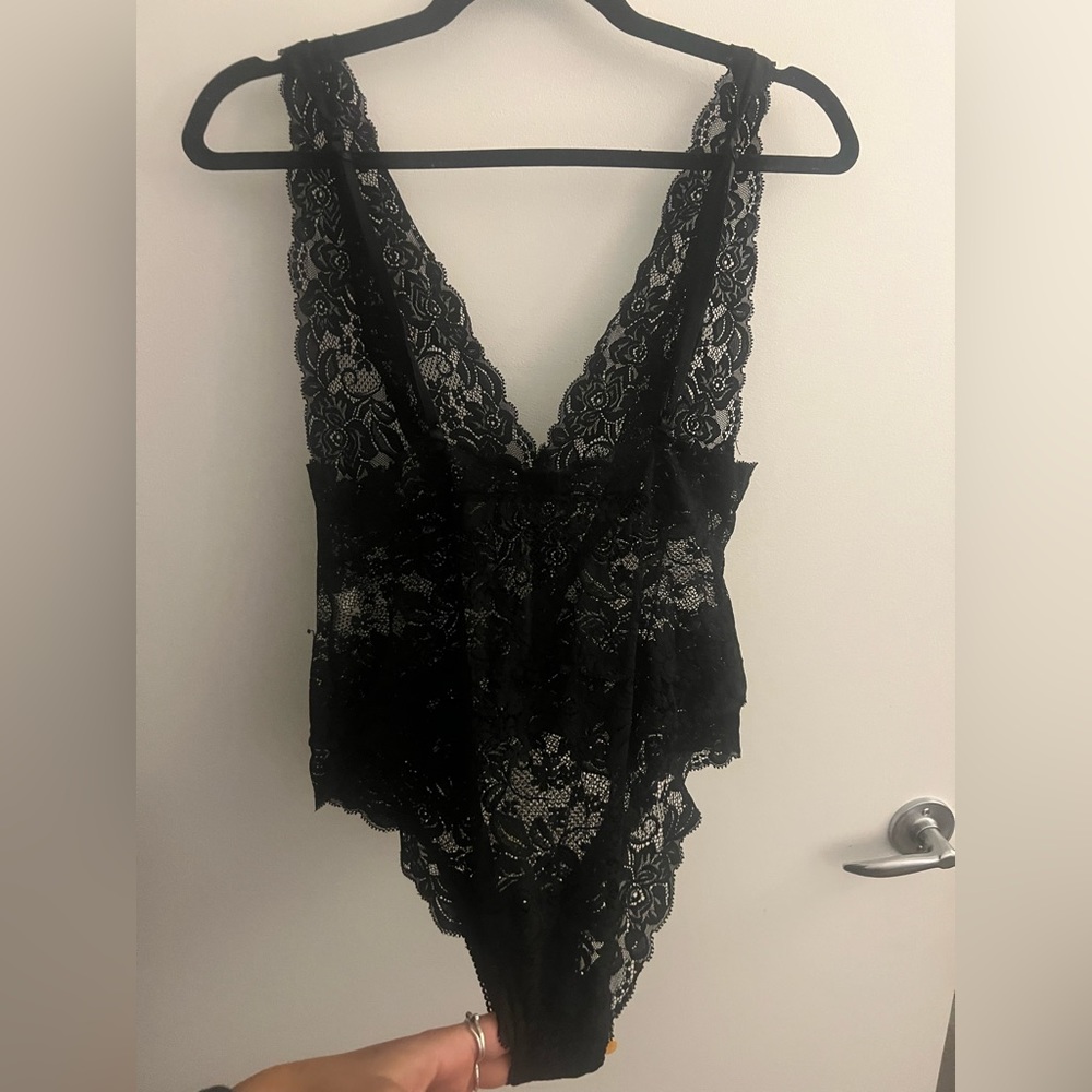 Black Lace Bodysuit